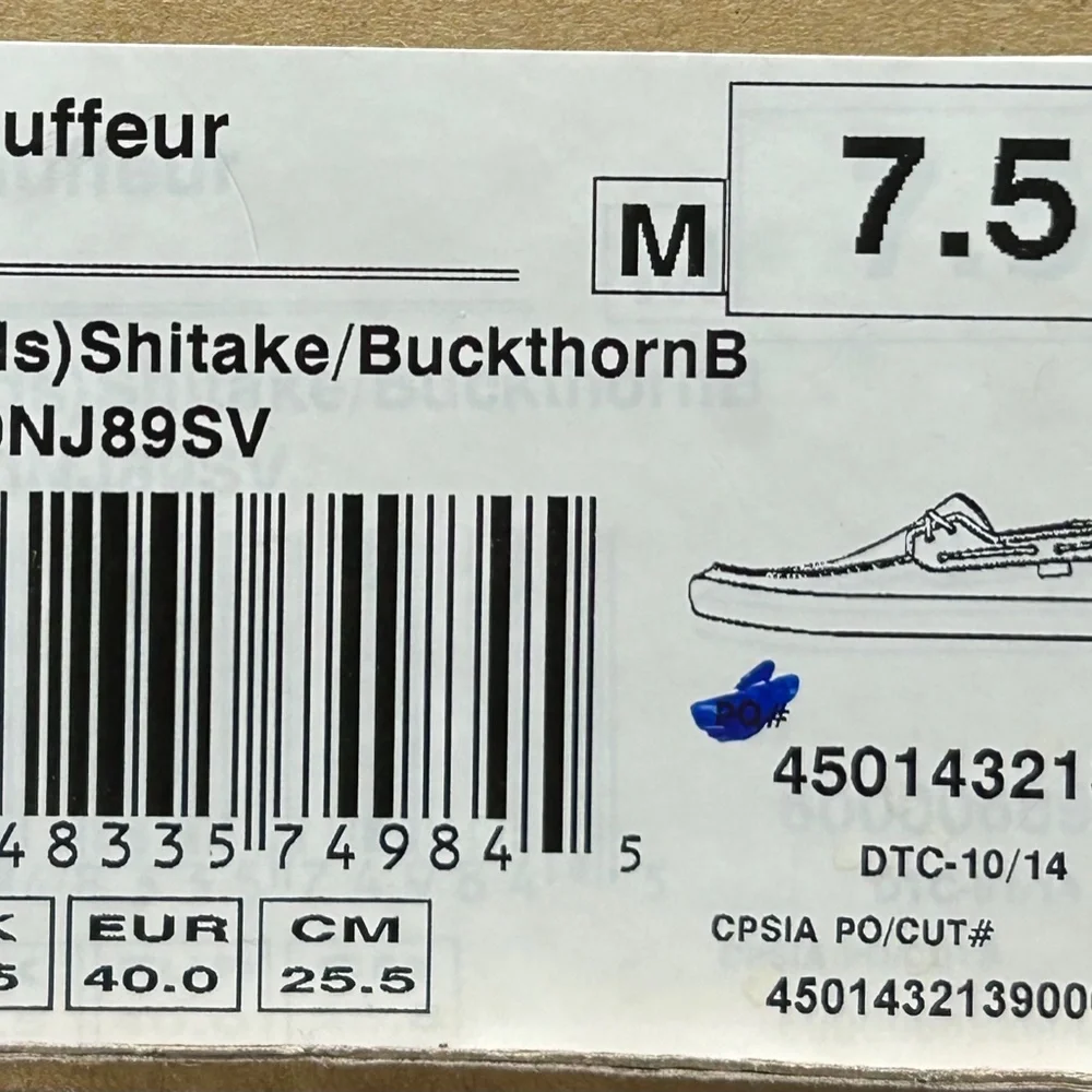 Vans Chauffeur Birds Shiitake‎ Buckthorn Shoes